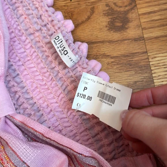 💕Pitusa Pink Silver Dress BNWT ShopMorley Boutique💕 - Picture 12 of 15